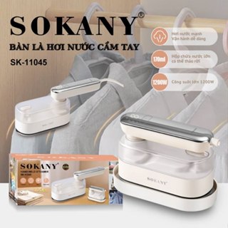 Bàn là hơi nước cầm tay SOKANY SK-11045, bàn ủi hơi nước nhỏ gọn tiện dụng du lịch, là siêu phẳng siêu nhanh tiện dụng