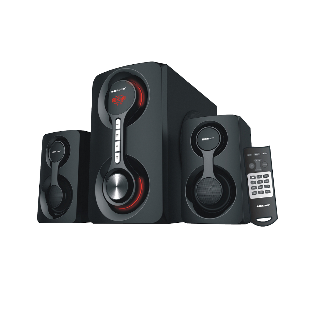 Loa 2.1 NASUN Model NS-807, bluetooth, công suất 60W, loa vi tính 2.1, loa nghe nhạc Củ Loa