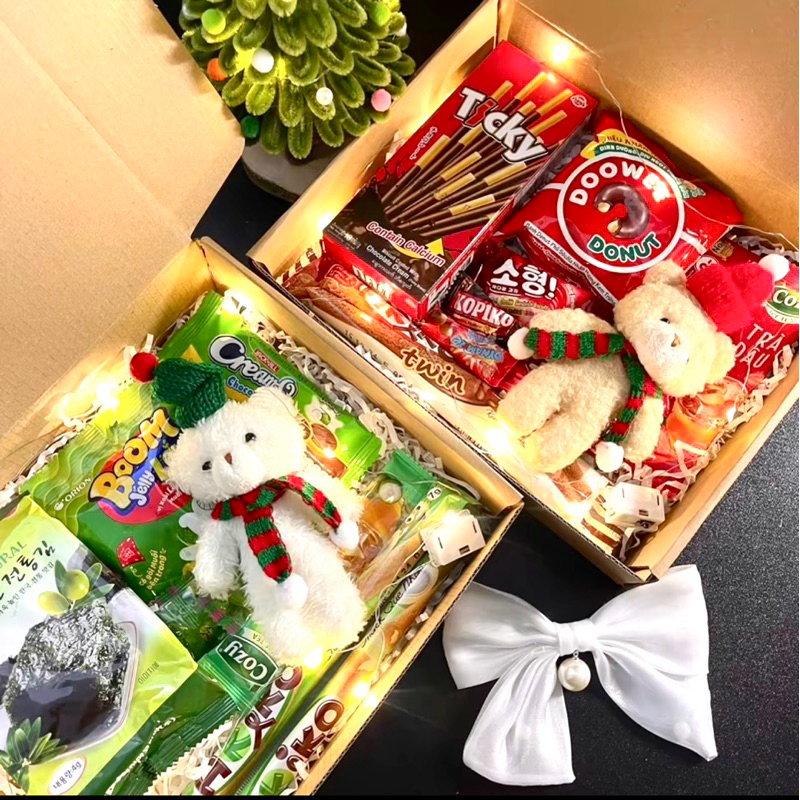 (Tặng thiệp+đèn) Set Bánh Kẹo Tặng Quà, Sinh Nhật Người Yêu, Các Bé Tết Thiếu Nhi Siêu Dễ Thương