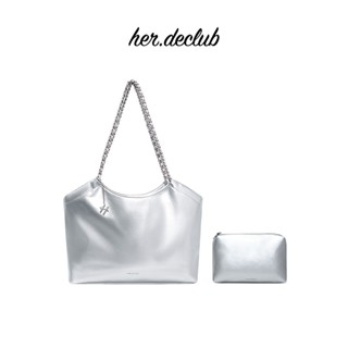 Túi Her.declub Stella Shopper Bag Silver (Bạc)