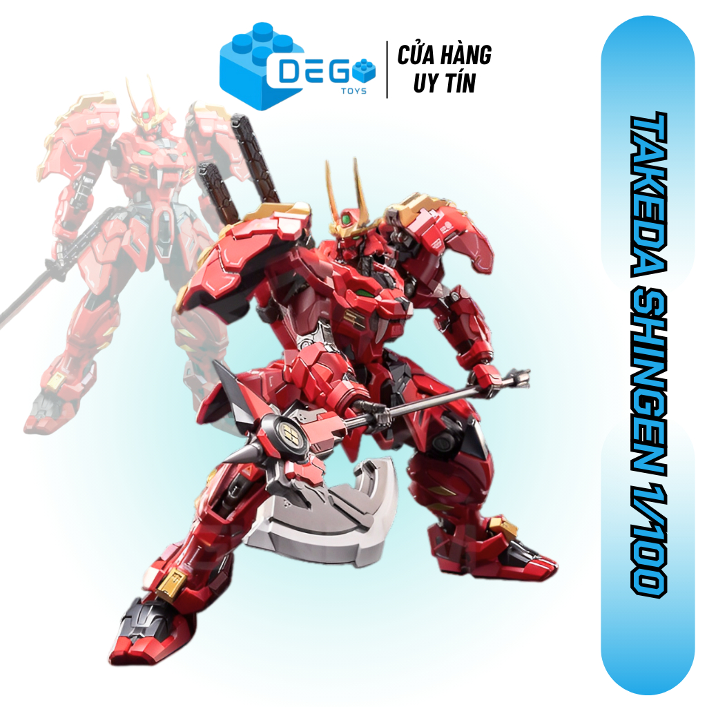 Mô hình TAKEDA SHINGEN tỉ lệ 1/100.  đồ chơi trưng bày Metal Build moshow toys TAKEDA autospeed
