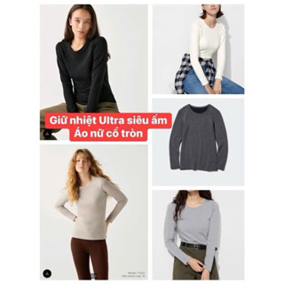 Áo giữ nhiệt siêu ấm U \ Ni qlo Ultra Warm nữ hàng nhật nội địa