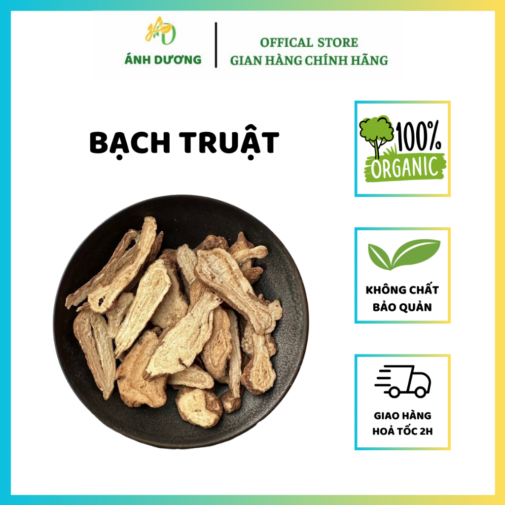 Bạch Truật Khô Nguyên Chất Làm Đẹp Da, Giảm Mồ Hôi Trộn, Hỗ Trợ Cải Thiện Sức Khoẻ