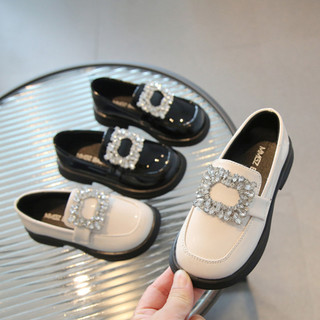Giày Da Lười Oxford Đính Đá Thời Trang Cho Bé Gái GAUKID-G44 - Sang Trọng, Bền, Đẹp