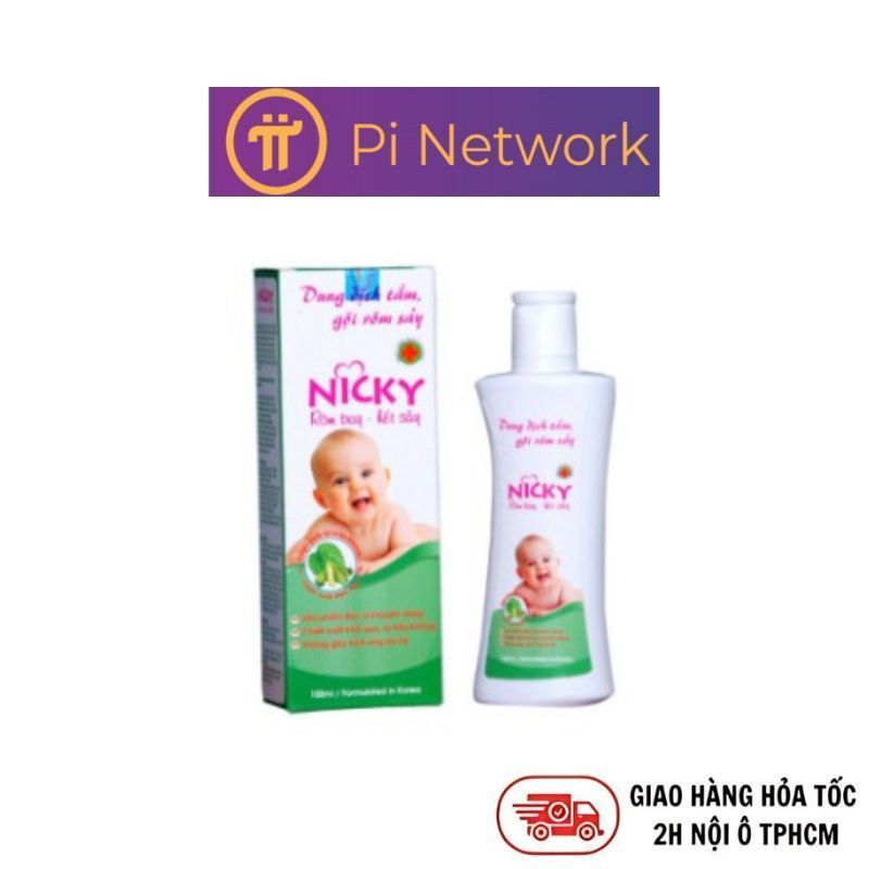 Tắm gội rôm sảy cho bé Nicky NPP Pi Network