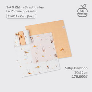 Khăn sữa sợi tre lụa Lapomme