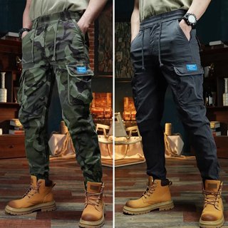 JG1 _ Quần Kaki Nam Lưng Chun Bo Gấu Phối Túi Hộp ; Phong Cách Ngầu Bụi Bặm