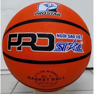 Bóng Rổ Cao Su PROSTAR/GERUSTAR_Size số 5 (kèm kim+túi lưới)_Banh Bóng rổ cho bé/học sinh tiểu học/học đường_BasketBall