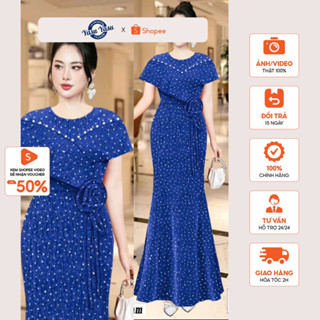 Váy Đầm Dự Tiệc Dạ Hội Trung Niên BigSize[YASU] Đi Cưới Thiết Kế Cao Cấp Đi Tiệc Đuôi Cá