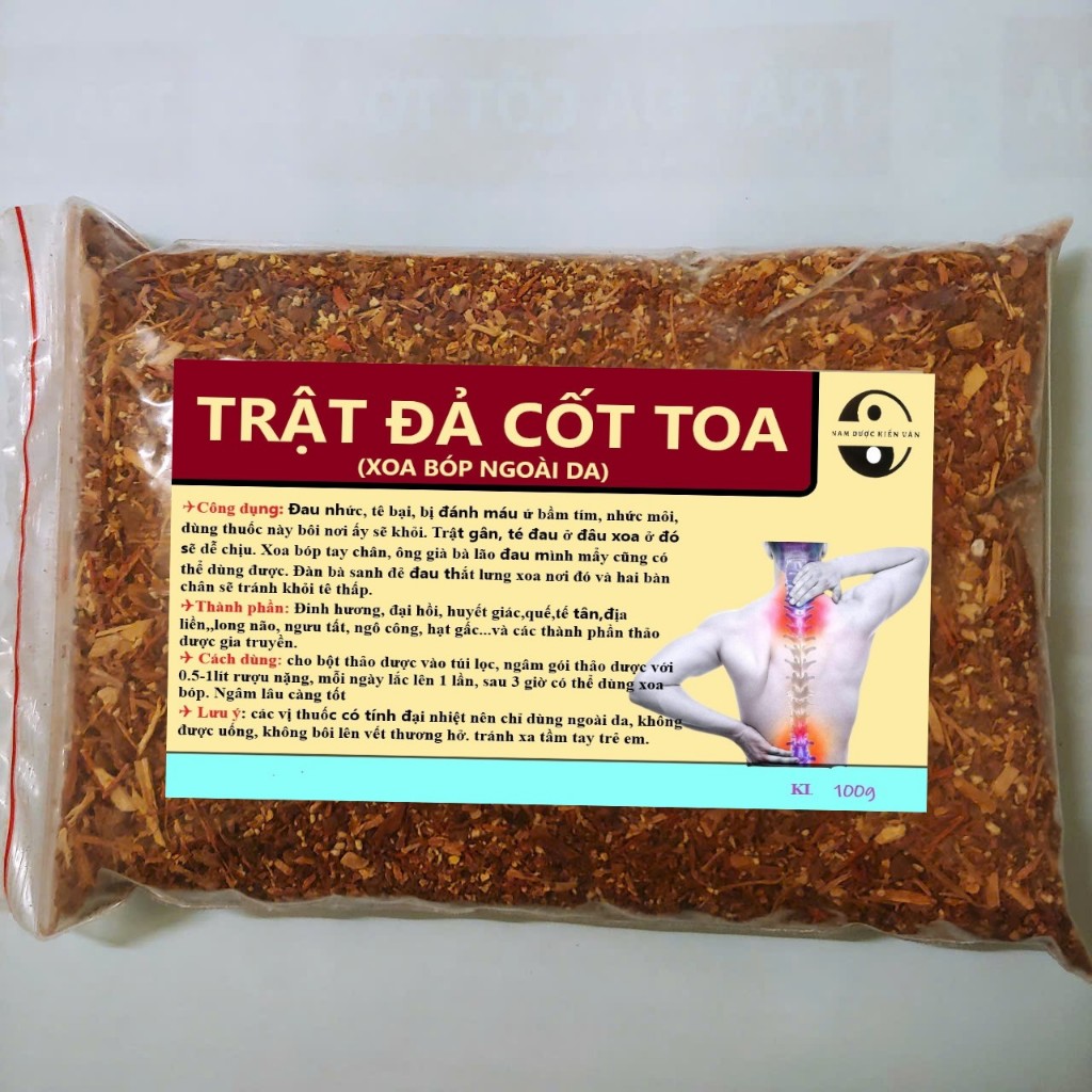 Gói thảo dược ngâm rượu xoa bóp 100g