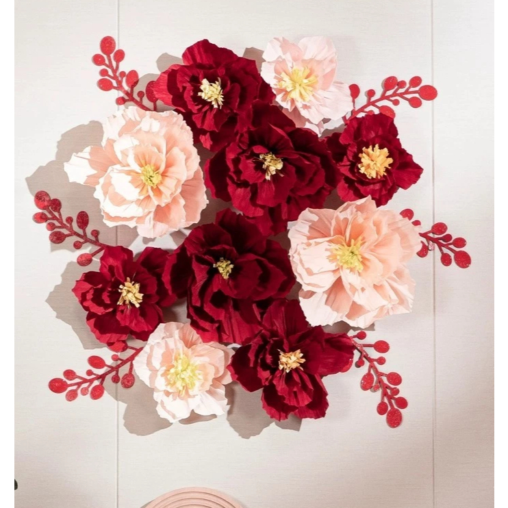 Hoa Giấy Thủ Công Trang Trí Tiệc, Decor Tết HG01