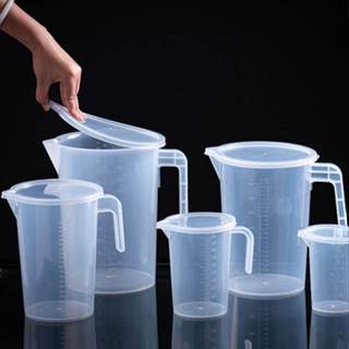 Cốc Đong, Ca Đong Định Lượng Có Nắp Đậy – Nhựa Chia Vạch Tiện Dụng Cho Pha Chế
