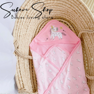 Ủ choàng cotton Little Duck