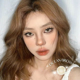 lens Ocean brown full cận 0-6 độ