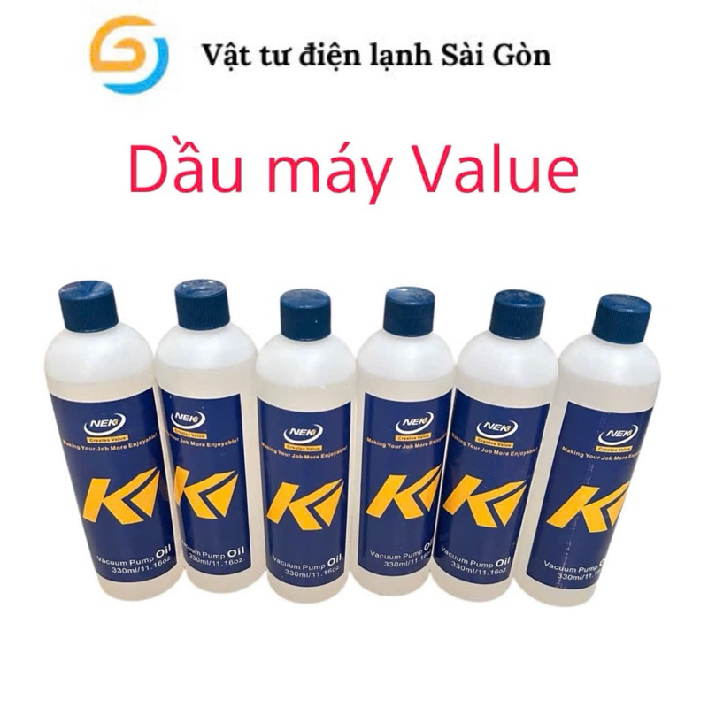 Dầu máy hút chân không Value 330ml chính hãng - Nhớt máy hút chân không Value cao cấp