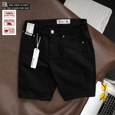 Short Jean BR Cao cấp co giãn, mềm mịn thoáng mát - BRAVERY