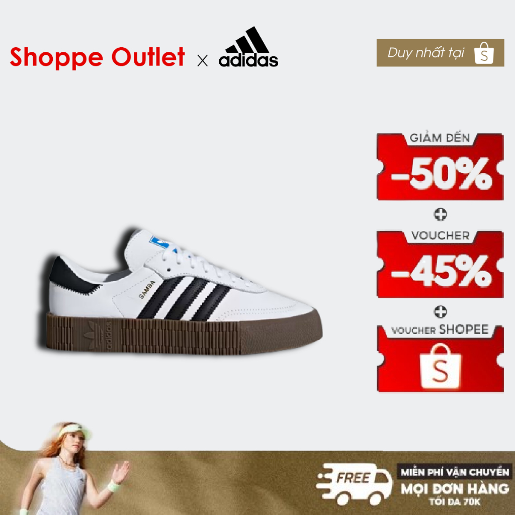 [ CHÍNH HÃNG ] Giày Adidas Wmns Sambarose 'Cloud White' AQ1134 [ FREE SHIP ]