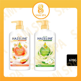 Sữa Tắm Hazeline Nâng Tông Da Sữa Chua Hương Hoa Linh Lan Chai 667ml