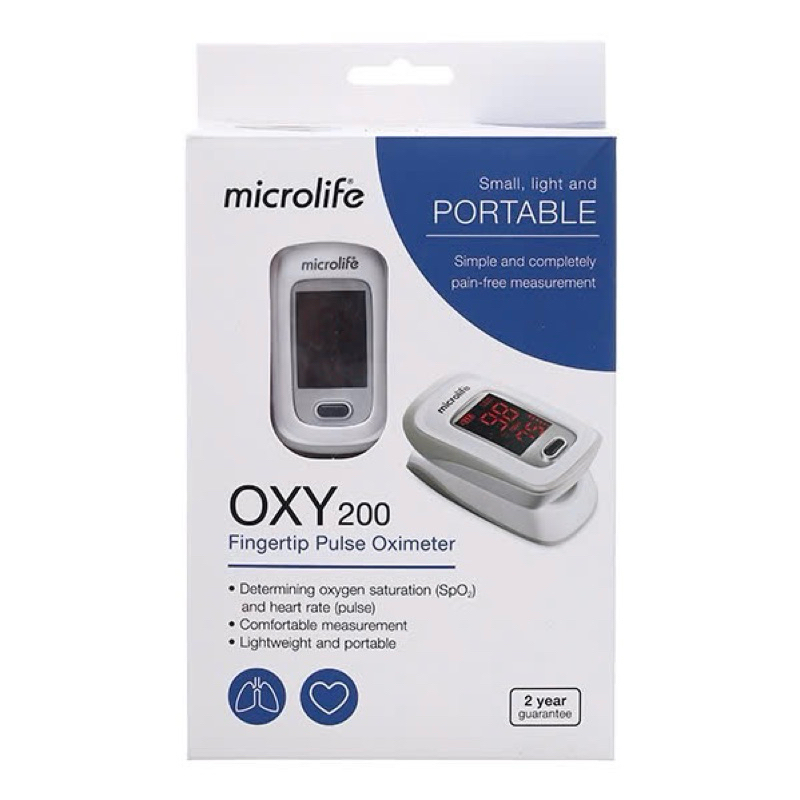 Máy Đo Nồng Độ Oxy Máu & Nhịp Tim (SpO2) Microlife OXY 200