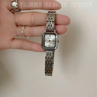 Đồng Hồ Nữ Mặt Vuông NAIDU Dây Thép Mặt Nhỏ Chống Nước 3ATM Thời Trang Cao Cấp Sang Trọng