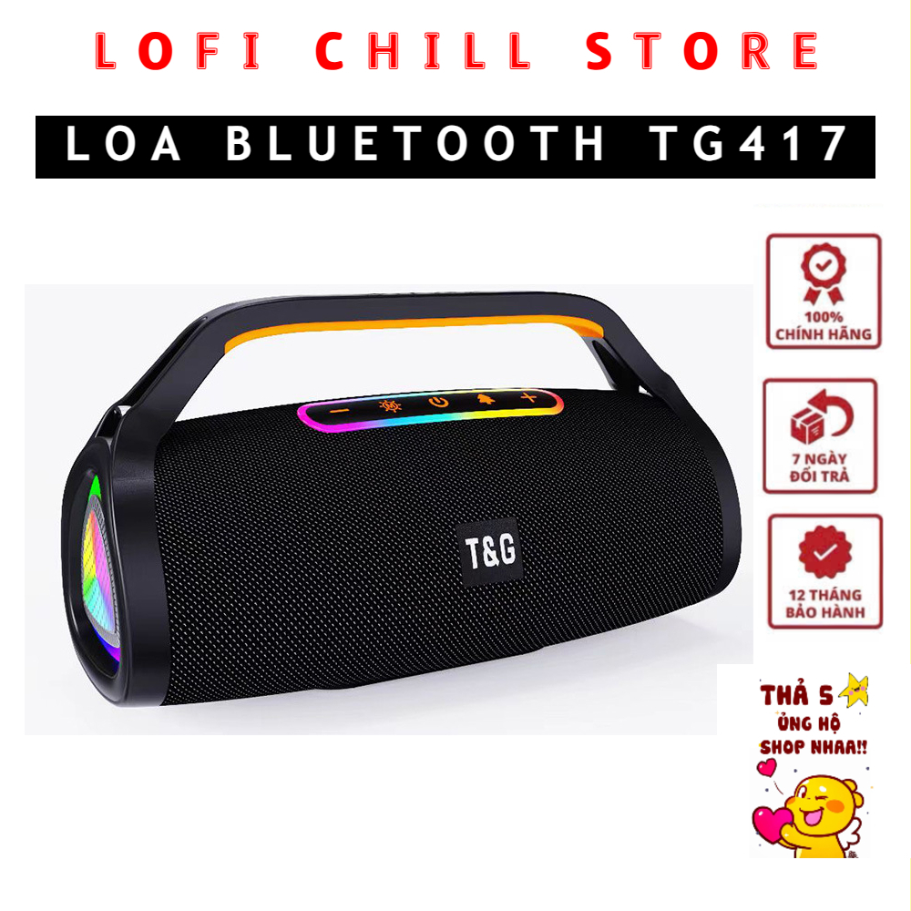 Loa Bluetooth TG417 Công Suất 60W, Chống Nước, Dùng Cho Máy Tính, Bass Căng, Loa TG-417 Tiện Lợi Man
