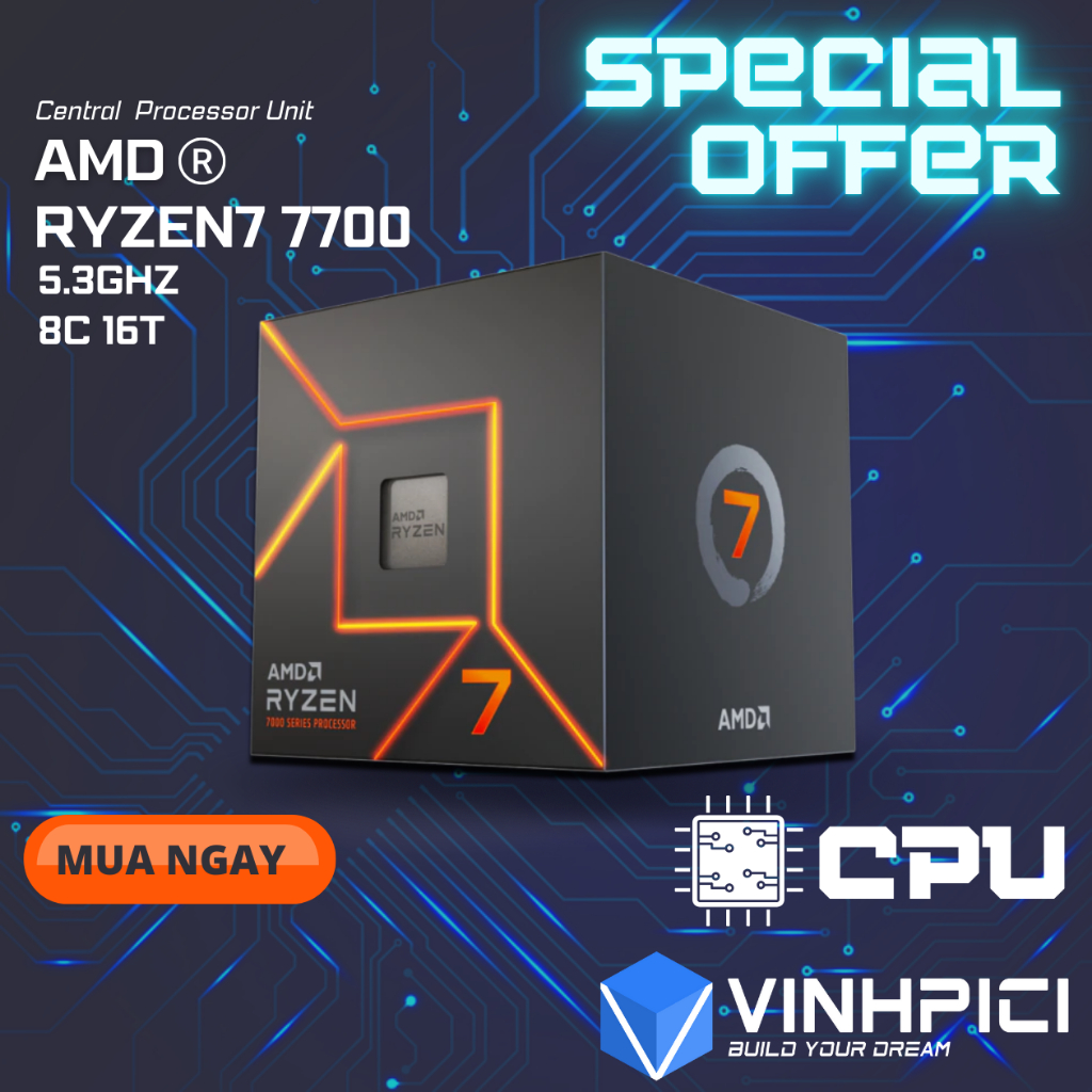 Máy tính COMBO VPC ( R7 7700 | R7 9700X | R7 7800X3D | R7 9800X3D / B650M + B850 + B650E + X670E) | BigBuy360 - bigbuy360.vn
