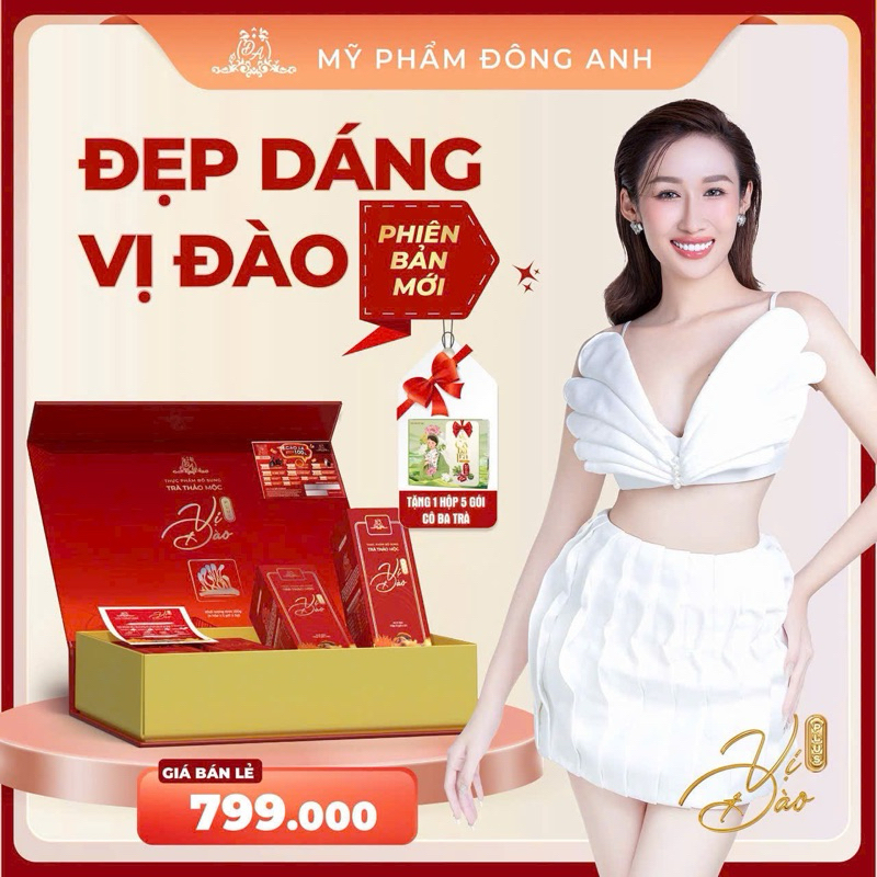 Trà Giảm Cân Vị Đào (tặng coba tra + thẻ)( MN GROUP )- cô ba trà