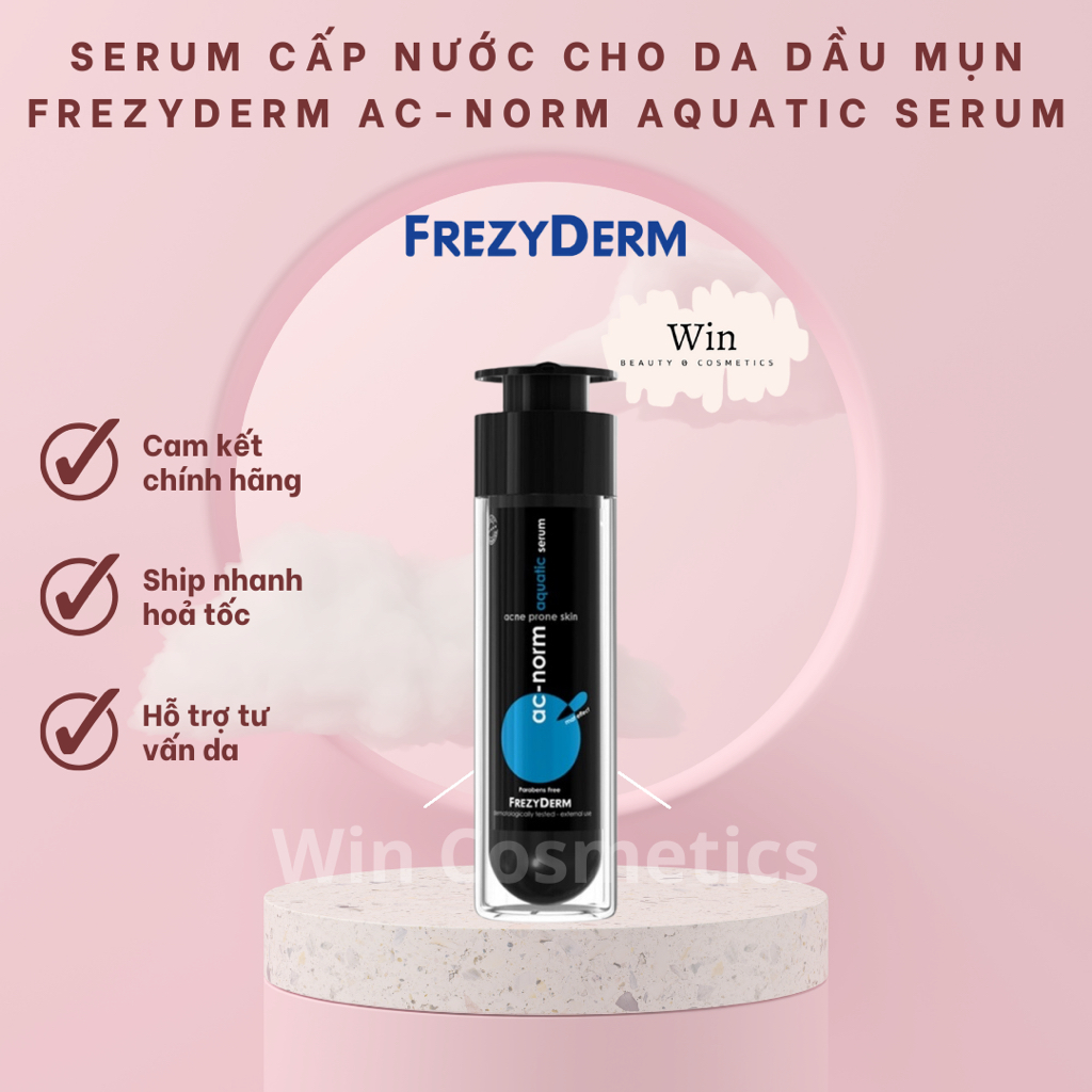 [Hàng công ty] Serum cấp nước cho da dầu mụn Frezyderm Ac-Norm Aquatic Serum 50ml