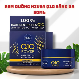  Kem Dưỡng NIVEA Q10 Sáng Da 50ml - Hỗ trợ ngăn ngừa và hạn chế nếp nhăn mới 