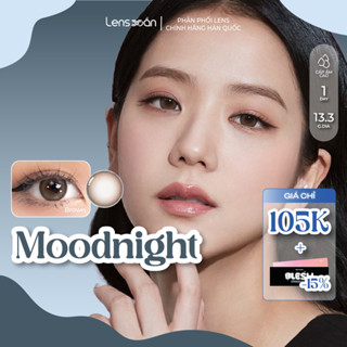 Kính áp tròng cận 1 ngày LENS XOẮN lens tự nhiên giãn tròng Jisoo BlackPink OLENS MOODNIGHT (giá 1 đôi)