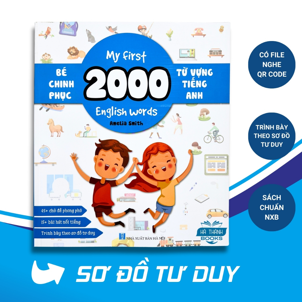 Sách Bé Chinh Phục 2000 Từ Vựng Tiếng Anh - My First 2000 English Words