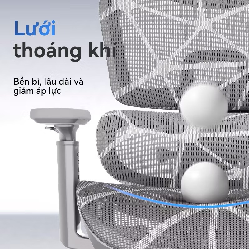 Ghế Công Thái Học BN858 Ngả Lưng 125 Độ, Ghế Văn Phòng Chân Xoay Thiết Kế Gác Chân Thông Minh, Kiểu Dáng Sang Trọng | BigBuy360 - bigbuy360.vn