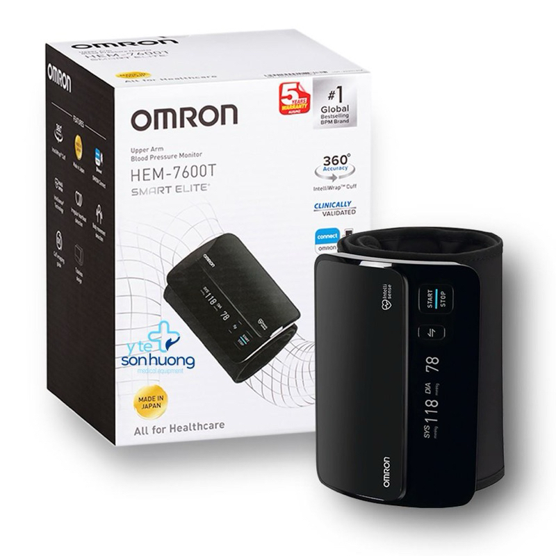 Máy Đo Huyết Áp Không Dây Cao Cấp Omron HEM-7600T (Made in Japan)