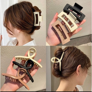 Kẹp Tóc Càng Cua Chất Nhám Bóng Siêu Bền Loại Siêu To Nhiều Màu Vinatge Hot Trend Phong Cách Hàn Quốc