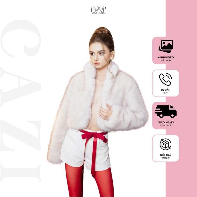 Cazi Mie Fur Jacket - Áo lông dài tay