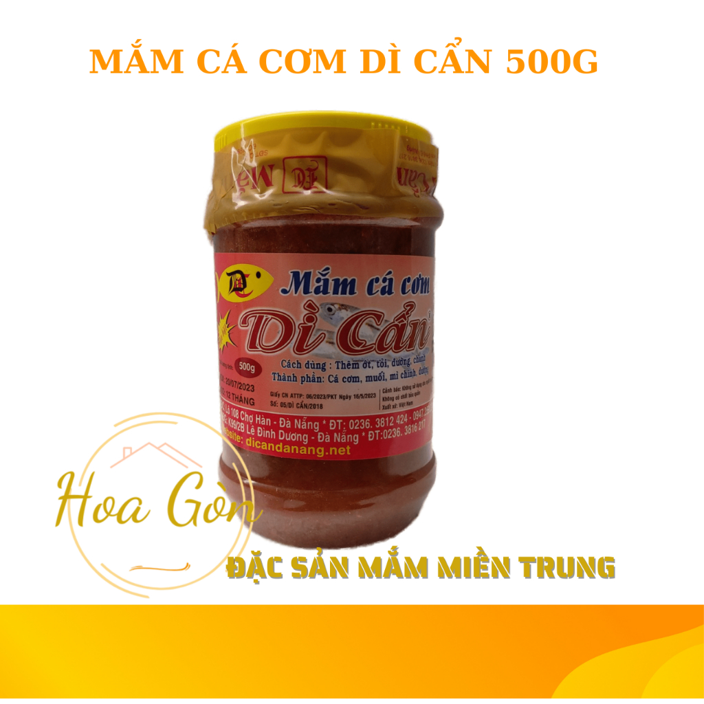 Mắm cá cơm Dì Cẩn Đà Nẵng 500g