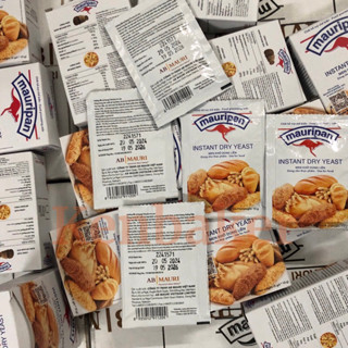  Men Nở Men khô làm bánh mì bánh bao Instant Mauripan 10g  gói 5 gói hộp 