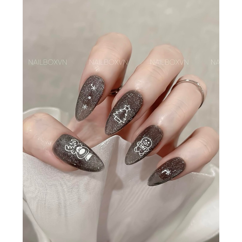 [H06] Nail Box Thiết Kế Thủ Công Noel