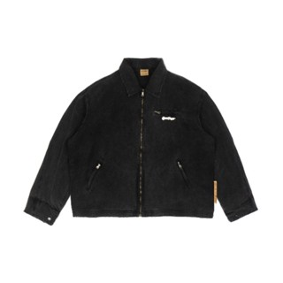 [SMAKER] Áo khoác nam nữ Local Brand, chất jeans wash màu xám Unisex-METAL WORK WASH IN GR