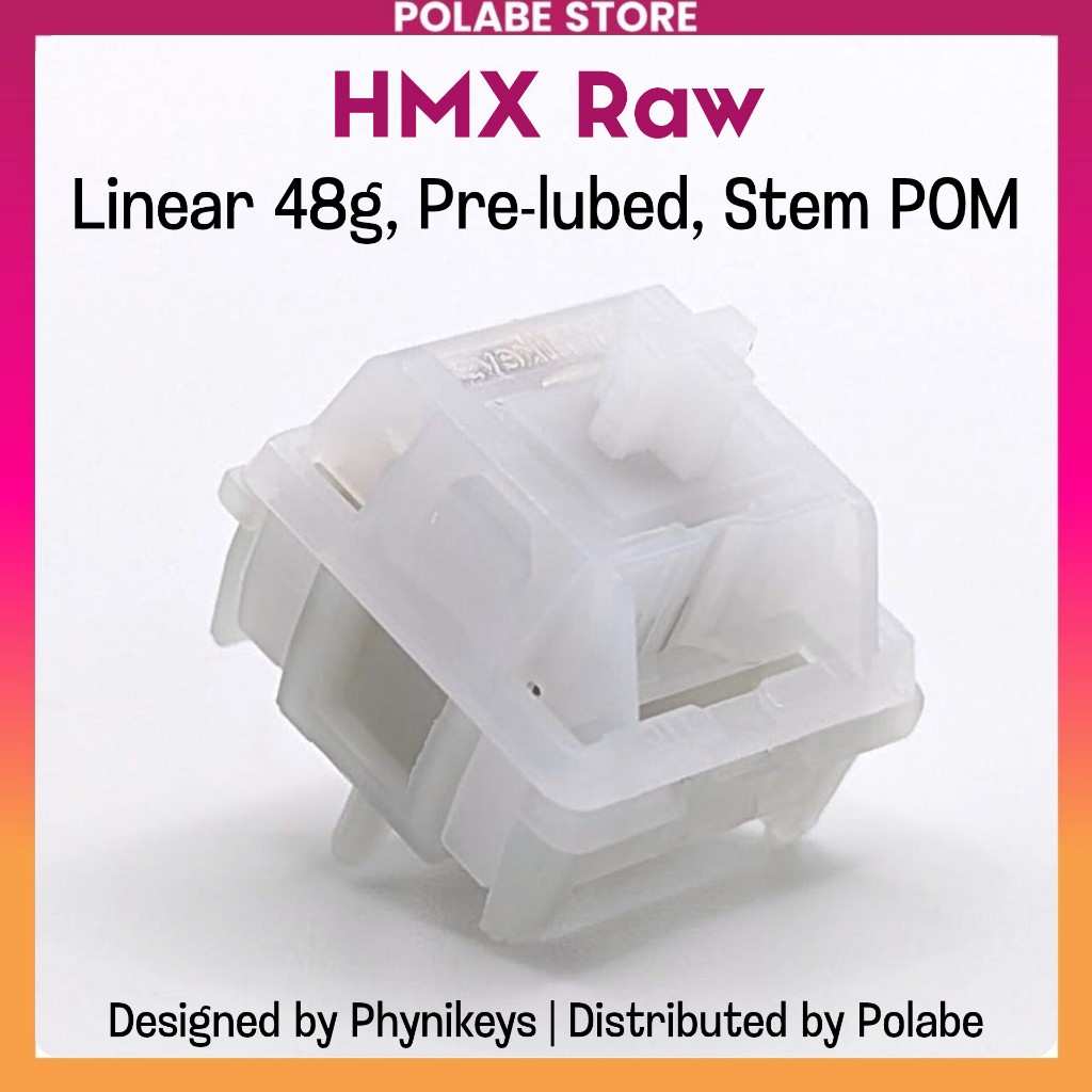 HMX Raw Ziwei Rainy75 linear switch bàn phím cơ HMX EVA linear switch Polabe Store