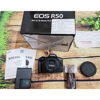  Máy ảnh Canon R50 + lens 18-45mm IS STM - Cảm biến Cmos 24.2 Megapixel - Quay 4k30fps  - Mới 99% 