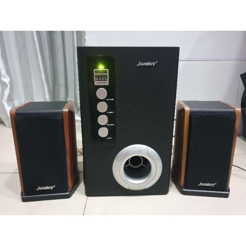 Loa vi tính Jumboy JB6220 Bass mạnh ấm -Đã qua sử dụng- tặng kèm jack 3.5 loại tốt