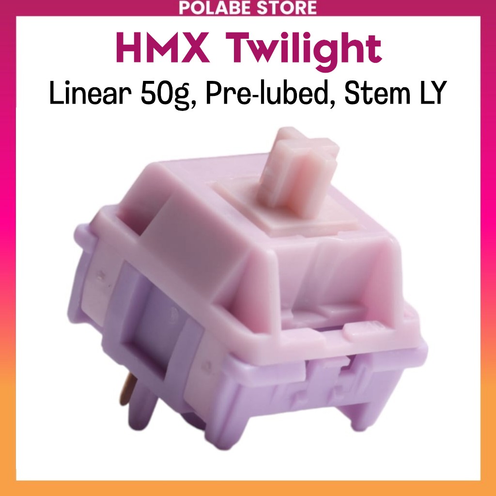 HMX Twilight linear switch prelube hmx switch Công Tắc Bàn Phím Cơ Polabe Store