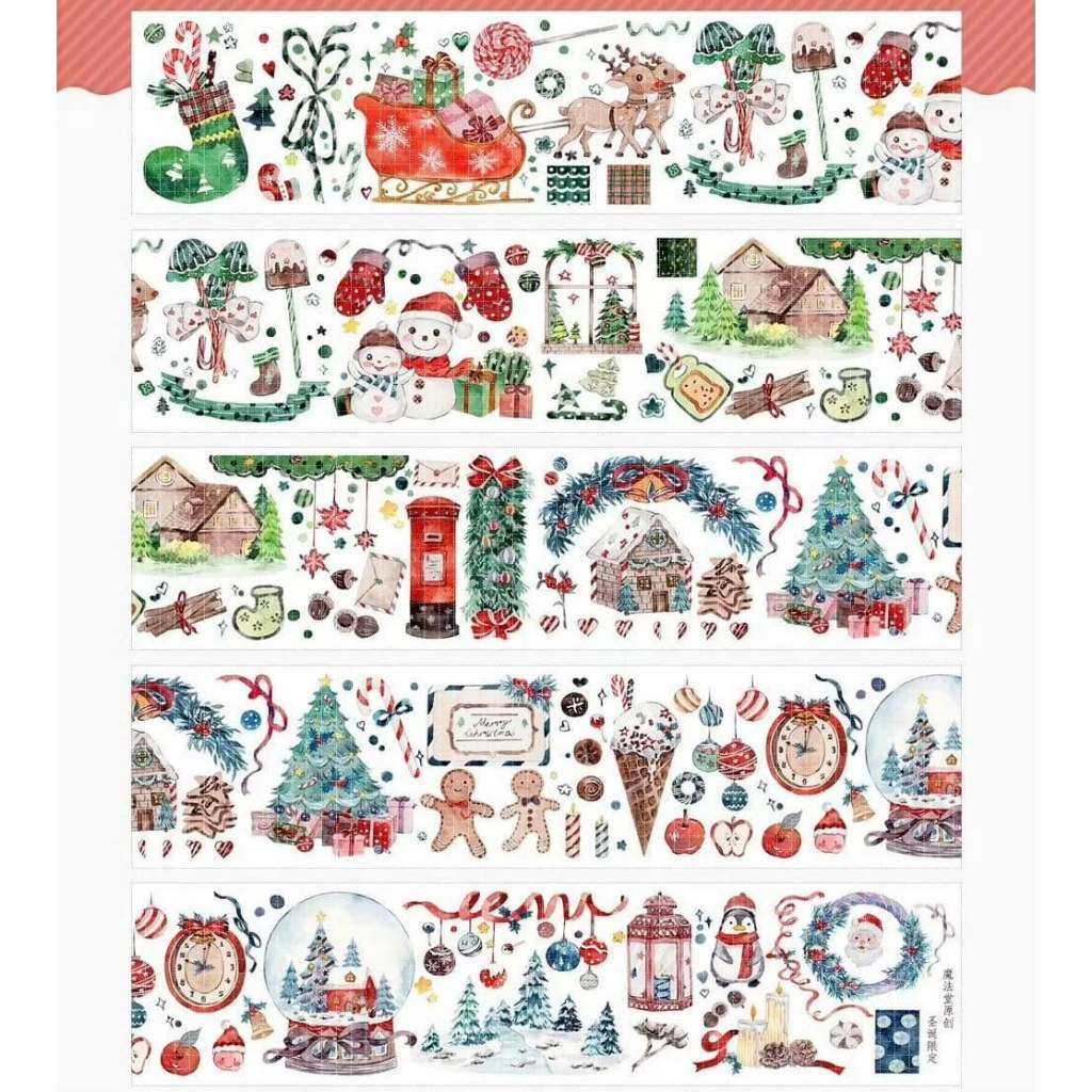 [Chiết theo chu kỳ loop 90cm] của hãng MAGIC STUDIO họa tiết giáng sinh (MS-7)=>PET