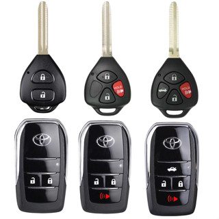 [ GIÁ HUỶ DIỆT ] Vỏ chìa khoá độ gập Toyota Vios Innova Fortuner Hilux Corolla Altis Camry Yaris đời 2003-2015 V702