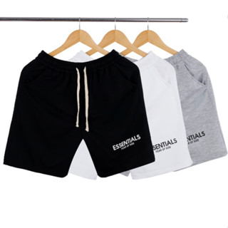 Quần Short Unisex nam nữ chất cotton cao cấp,Quần đùi in chữ essential nam nữ mặc cực chất