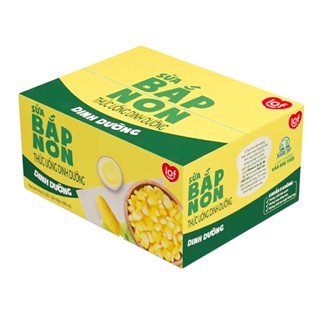  Thùng 24 hộp 180ml Sữa Bắp Non LiF Kun  6 lốc x 4 Hộp x 180ml  