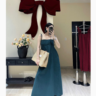  váy chiếc li buộc dây vai 