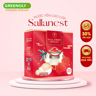  Yến sào SALLANEST 30% Yến tươi 5 vị tăng cường sức khoẻ - Hộp giấy x 6 hũ x 70ml 