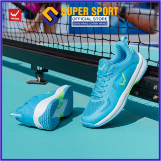 Giày Thể Thao Wika Hyper Nam Nữ Chính Hãng Màu Xanh Ngọc - Giày Chơi Pickleball, Bóng Chuyền, Cầu Lông, Bóng Bàn